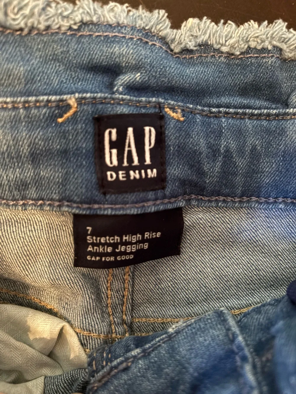 Gap Denim Stretch High Rise Ankle Jegging  GAP FOR GOOD Light Wash Girl’s size 7